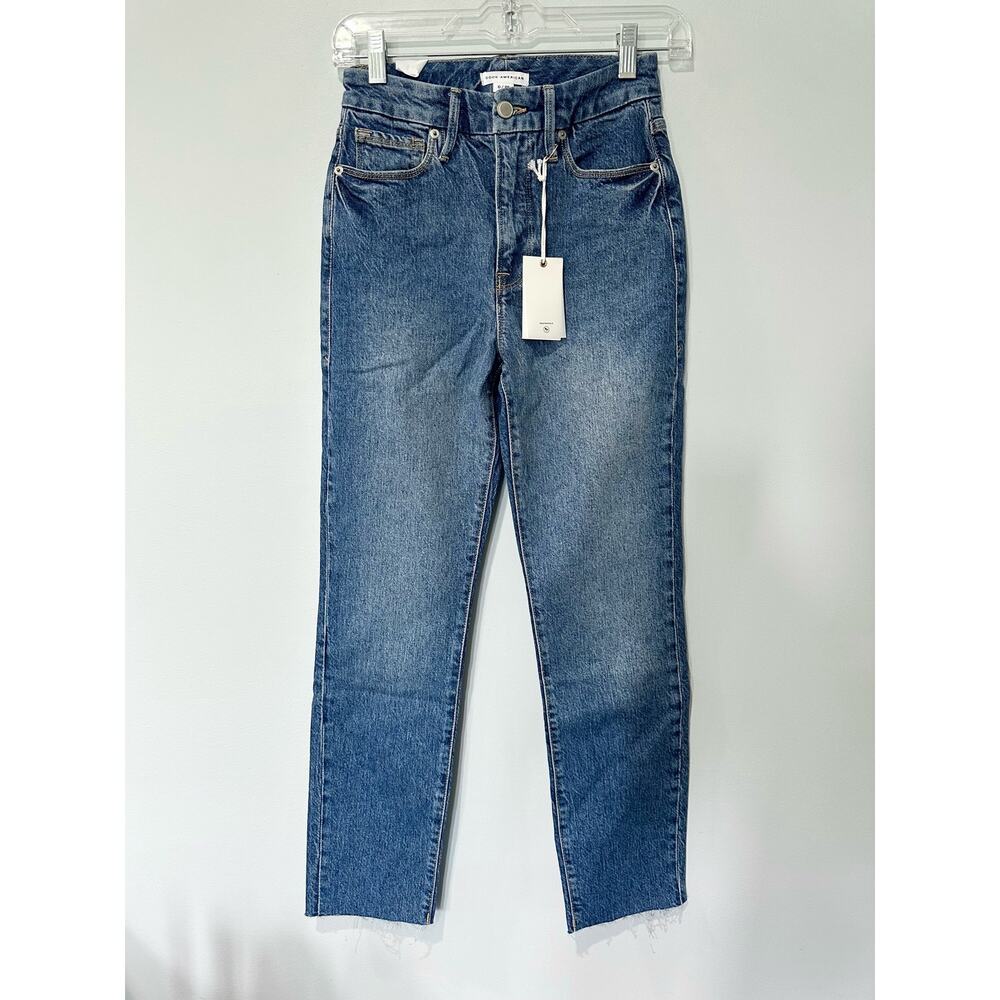 Good American High Rise Women Jeans - Blue
